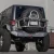 Zderzak aluminiowy tył z mocowaniem na koło zapasowe GenRight Jeep Wrangler JK